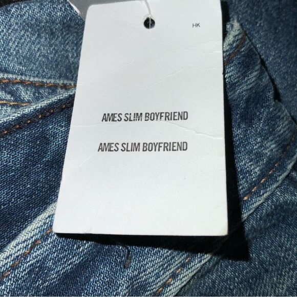 NEW Abercrombie & Fitch Ames Slim Boyfriend jeans size 25 - Picture 7 of 9
